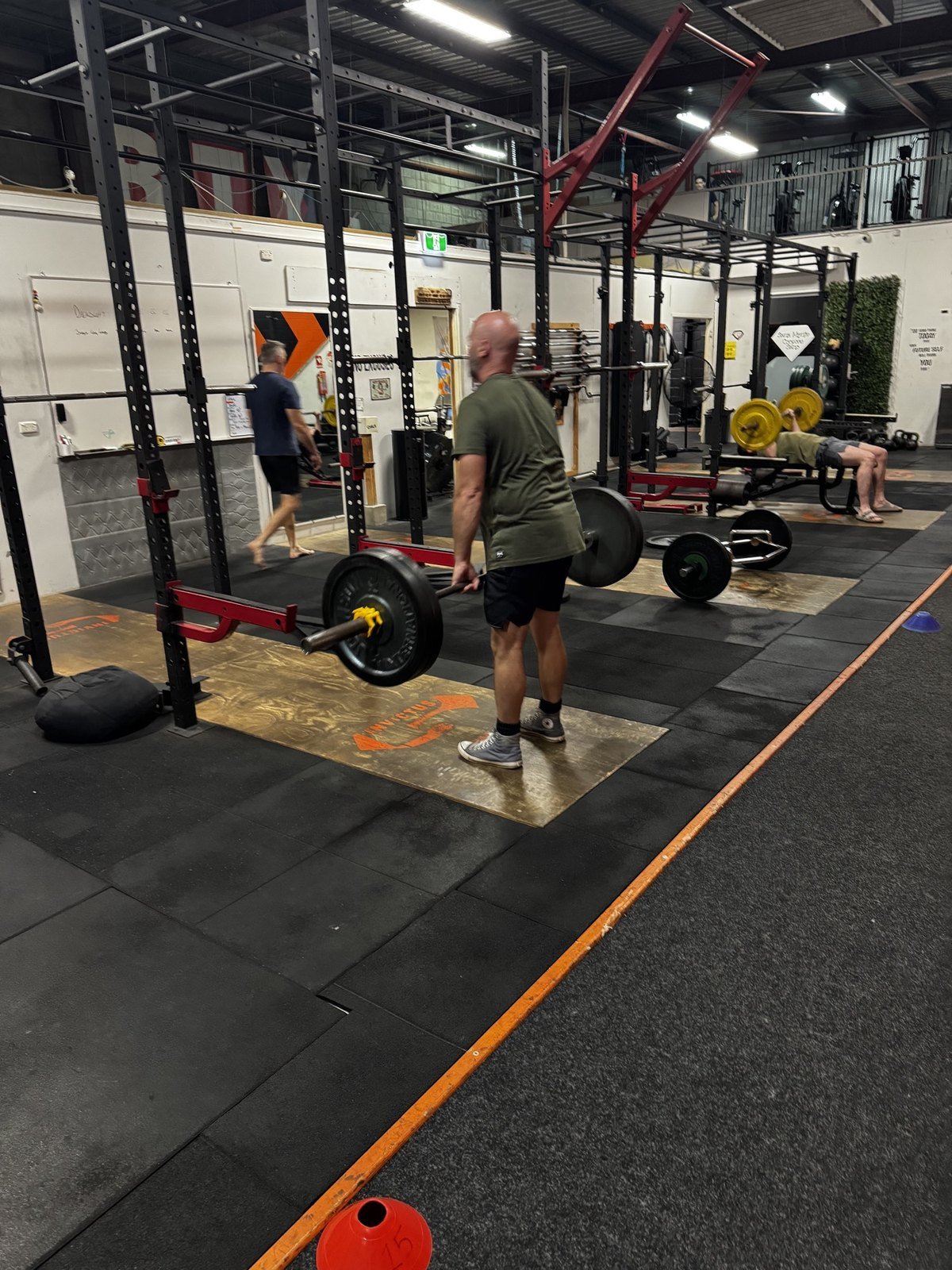 A member deadlifting during CEO Strength